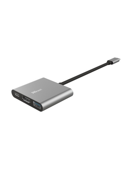 Trust Dalyx USB 3.2 Gen 1 (3.1 Gen 1) Type-C 5 Mbit s Alluminio, Nero