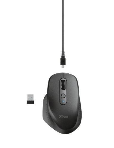 Trust Ozaa mouse Mano destra RF Wireless Ottico 2400 DPI