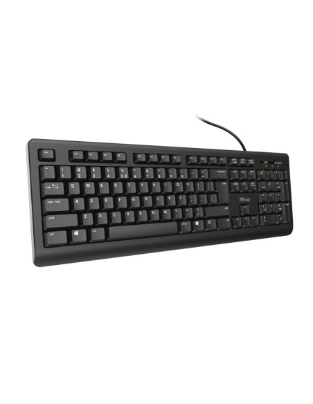 Trust Primo tastiera USB QWERTY Inglese Nero