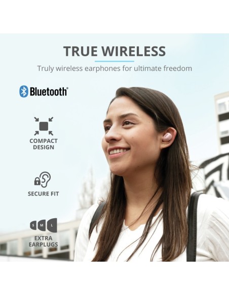 Trust Nika Compact Auricolare True Wireless Stereo (TWS) In-ear Musica e Chiamate Bluetooth Rosa