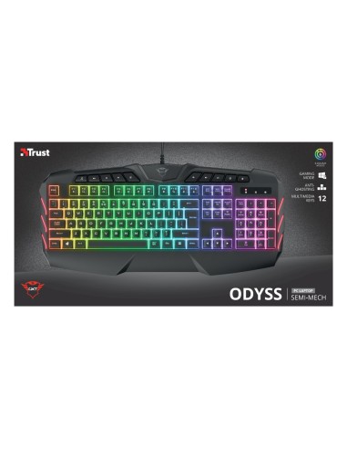 Trust GXT 881 ODYSS tastiera USB QWERTY Italiano Nero