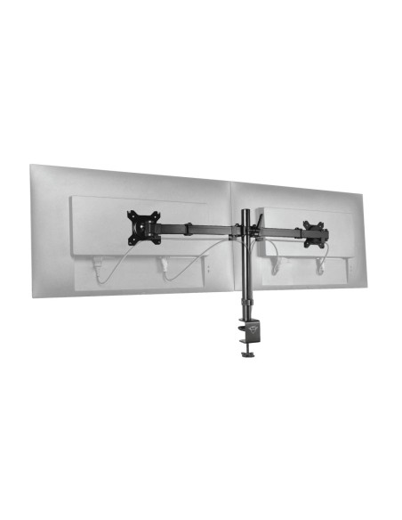 Trust GXT 1120 Mara Dual Monitor Arm 81,3 cm (32") Morsa Nero