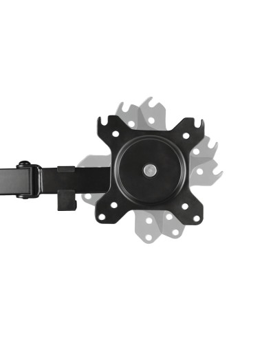 Trust GXT 1120 Mara Dual Monitor Arm 81,3 cm (32") Morsa Nero