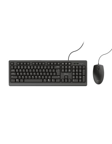 Trust TKM-250 tastiera Mouse incluso USB QWERTY Italiano Nero