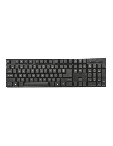 Trust Qoby tastiera Mouse incluso RF Wireless QWERTY Italiano Nero
