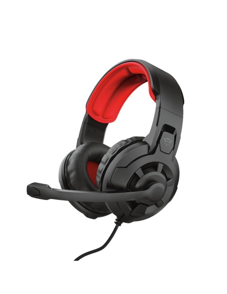 Trust GXT 411 Radius Auricolare Cablato A Padiglione Giocare Nero, Rosso