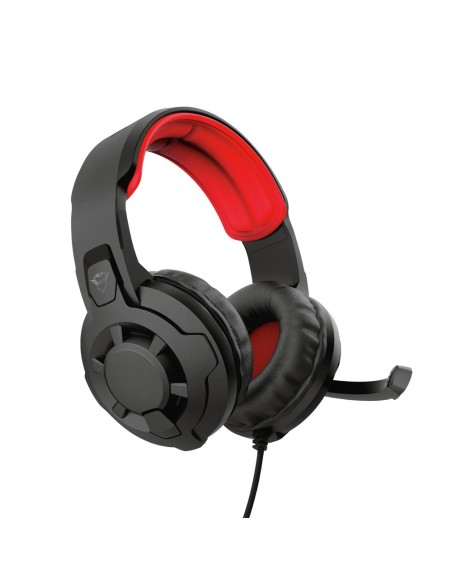 Trust GXT 411 Radius Auricolare Cablato A Padiglione Giocare Nero, Rosso