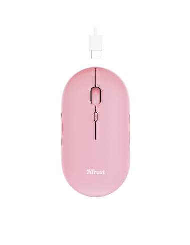 Trust Puck mouse Ambidestro RF senza fili + Bluetooth Ottico 1600 DPI