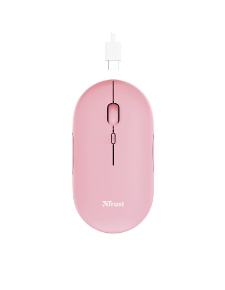 Trust Puck mouse Ambidestro RF senza fili + Bluetooth Ottico 1600 DPI