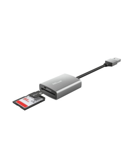 Trust Dalyx lettore di schede USB 3.2 Gen 1 (3.1 Gen 1) Alluminio