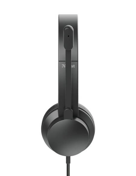 Trust HS-200 Auricolare Cablato A Padiglione Ufficio USB tipo A Nero