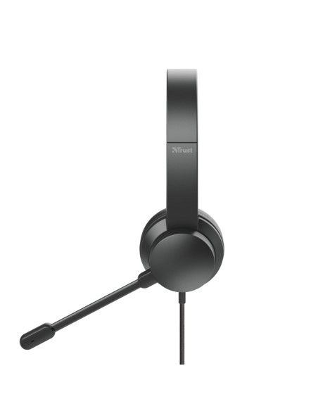 Trust HS-200 Auricolare Cablato A Padiglione Ufficio USB tipo A Nero