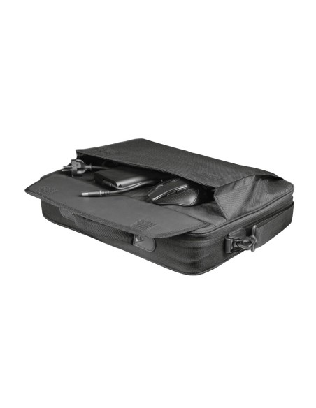 Trust Atlanta borsa per notebook 43,9 cm (17.3") Valigetta ventiquattrore Nero