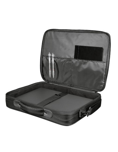 Trust Atlanta borsa per notebook 43,9 cm (17.3") Valigetta ventiquattrore Nero