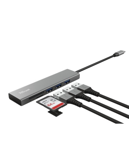 Trust Halyx USB 3.2 Gen 1 (3.1 Gen 1) Type-C 104 Mbit s Alluminio