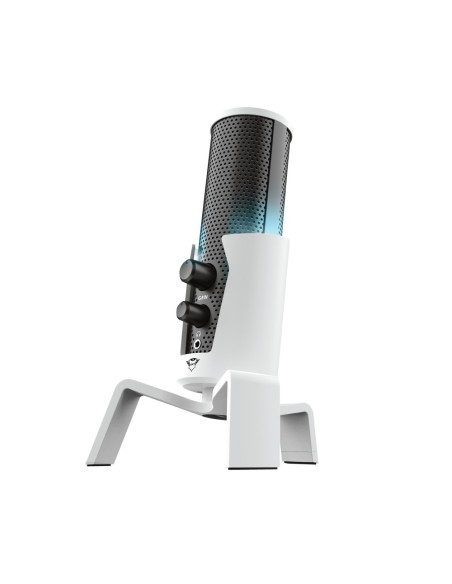 Trust GXT 258W Fyru USB 4-in-1 Streaming Nero, Bianco