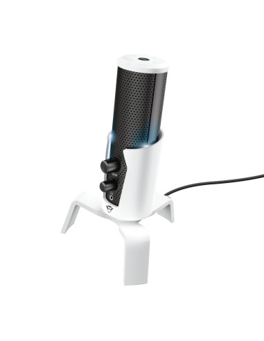 Trust GXT 258W Fyru USB 4-in-1 Streaming Nero, Bianco