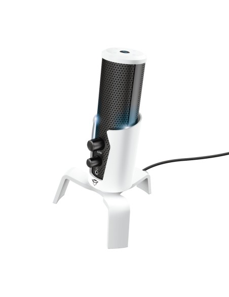Trust GXT 258W Fyru USB 4-in-1 Streaming Nero, Bianco