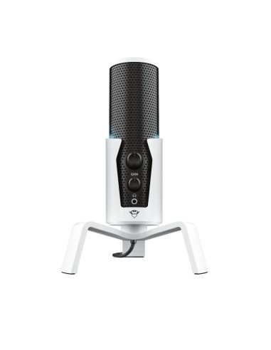 Trust GXT 258W Fyru USB 4-in-1 Streaming Nero, Bianco