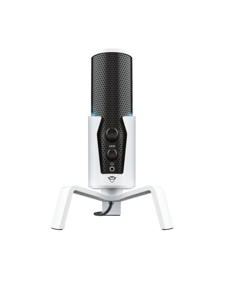 Trust GXT 258W Fyru USB 4-in-1 Streaming Nero, Bianco