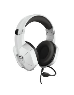 Trust GXT 323W Carus Auricolare Cablato A Padiglione Giocare Bianco