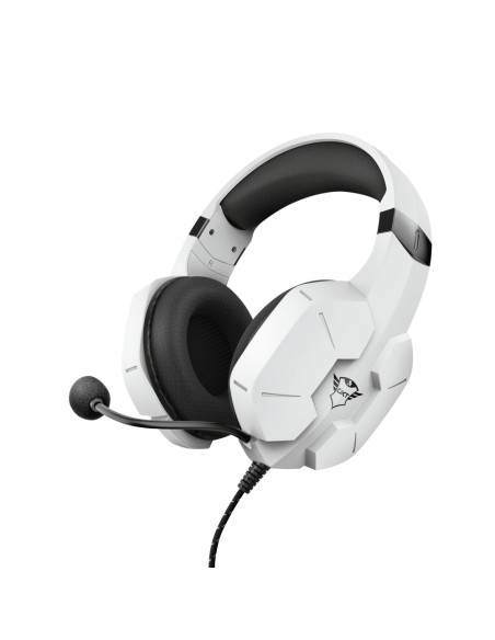 Trust GXT 323W Carus Auricolare Cablato A Padiglione Giocare Bianco