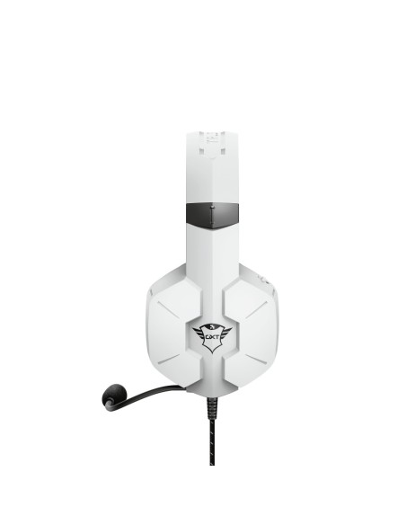 Trust GXT 323W Carus Auricolare Cablato A Padiglione Giocare Bianco