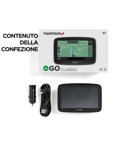 TomTom GO Classic navigatore Fisso 12,7 cm (5") Touch screen 201 g Nero
