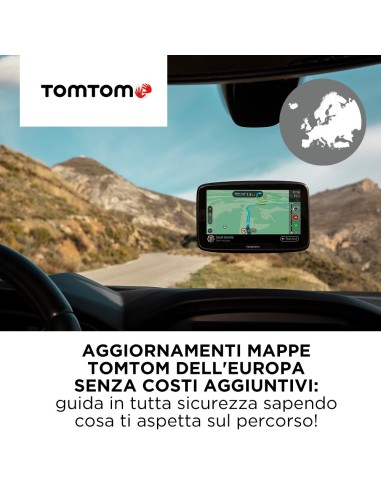 TomTom GO Classic navigatore Fisso 12,7 cm (5") Touch screen 201 g Nero
