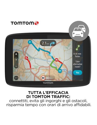 TomTom GO Essential 6" Ref navigatore Palmare Fisso 15,2 cm (6") Touch screen 262 g Nero