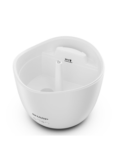 Sharp DF-A1E-W diffusore di aromi Cisterna Plastica Oro, Bianco