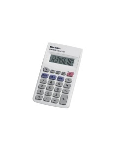 Sharp EL-233SB calcolatrice Desktop Calcolatrice finanziaria Grigio