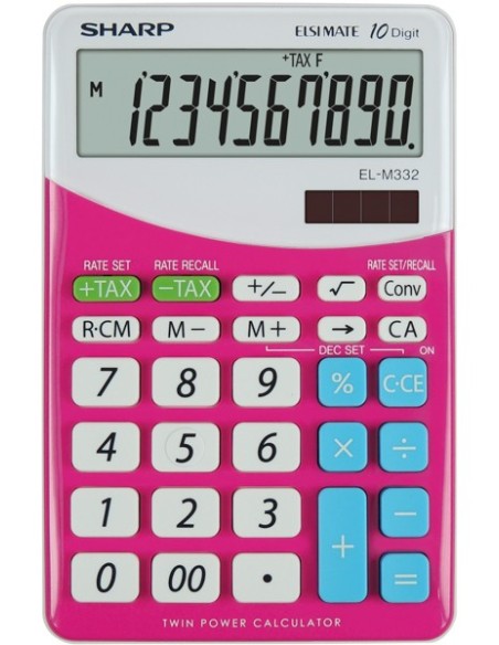 Sharp EL-M332 calcolatrice Desktop Calcolatrice finanziaria Rosa