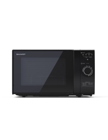 Sharp YC-GG02E-B forno a microonde Superficie piana Microonde con grill 20 L 700 W Nero
