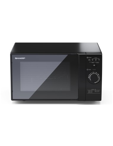 Sharp YC-GG02E-B forno a microonde Superficie piana Microonde con grill 20 L 700 W Nero