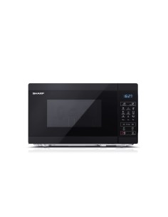 Sharp YC-MG02E-B forno a microonde Superficie piana Microonde con grill 20 L 800 W Nero