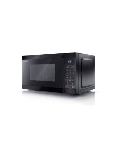 Sharp YC-MG02E-B forno a microonde Superficie piana Microonde con grill 20 L 800 W Nero