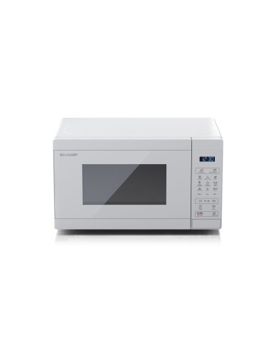Sharp YC-MG02E-C Superficie piana Microonde con grill 20 L 800 W Bianco