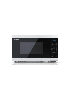 Sharp YC-MG02E-W forno a microonde Superficie piana 20 L 800 W Blu, Bianco