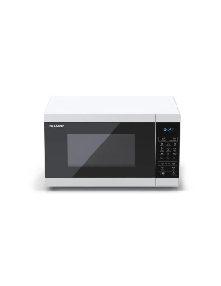 Sharp YC-MG02E-W forno a microonde Superficie piana 20 L 800 W Blu, Bianco