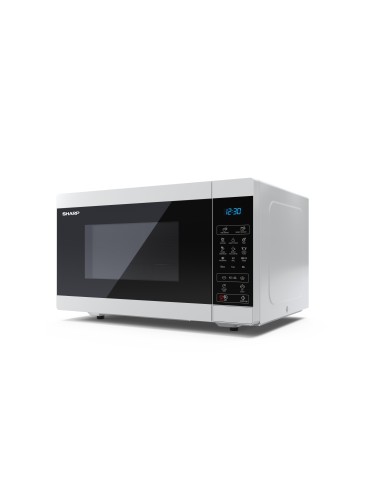 Sharp YC-MG51E-W forno a microonde Superficie piana Microonde con grill 25 L 900 W Nero, Bianco