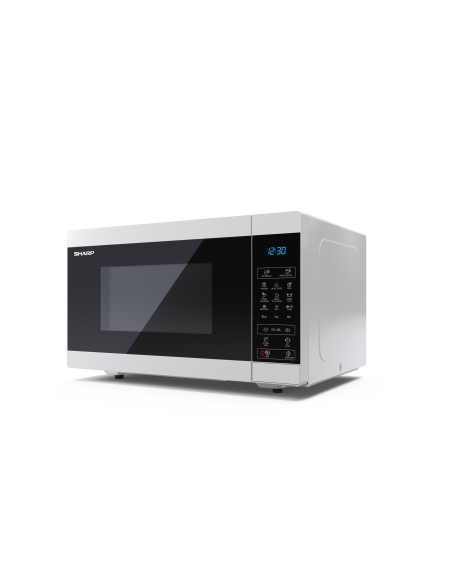 Sharp YC-MG51E-W forno a microonde Superficie piana Microonde con grill 25 L 900 W Nero, Bianco
