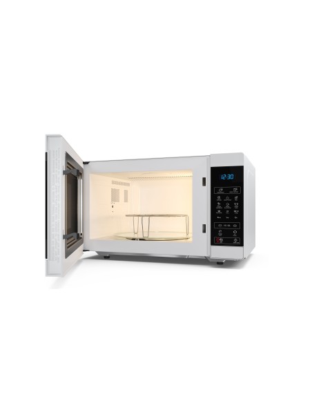 Sharp YC-MG51E-W forno a microonde Superficie piana Microonde con grill 25 L 900 W Nero, Bianco