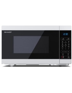 Sharp YC-MG81E-W forno a microonde Superficie piana Microonde con grill 28 L 900 W Nero, Bianco