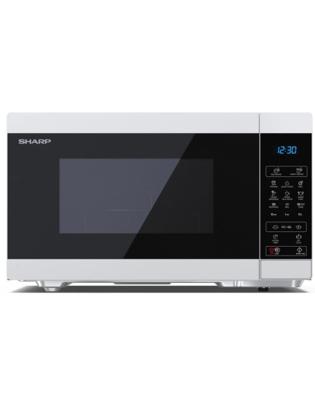 Sharp YC-MG81E-W forno a microonde Superficie piana Microonde con grill 28 L 900 W Nero, Bianco