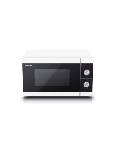 Sharp YC-MS01E-W forno a microonde Superficie piana Solo microonde 20 L 800 W Nero, Bianco