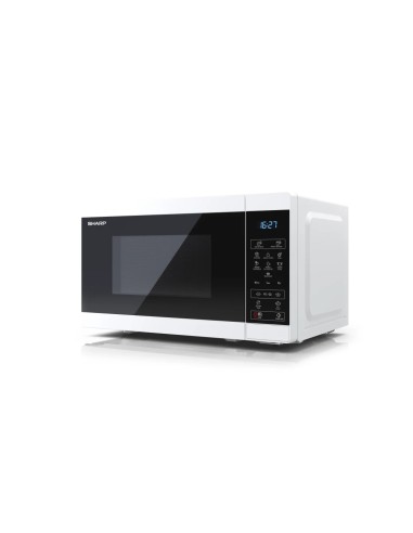 Sharp YC-MS02E-W forno a microonde Superficie piana Solo microonde 20 L 800 W Nero, Bianco