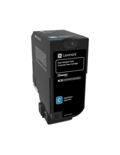 Lexmark 74C2SCE cartuccia toner 1 pz Originale Ciano