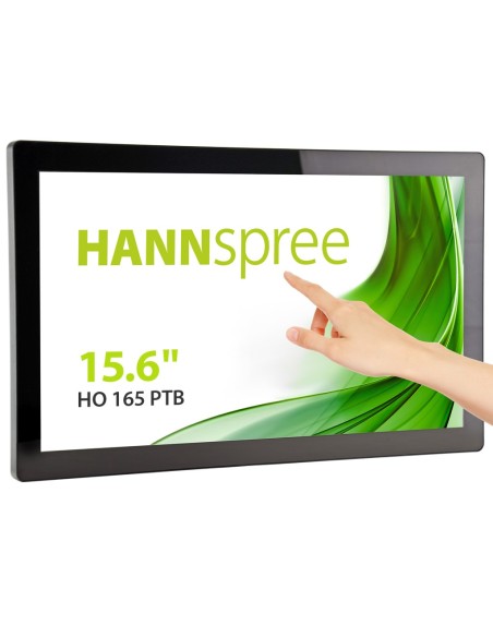 Hannspree Open Frame HO165PTB visualizzatore di messaggi 39,6 cm (15.6") LED 250 cd m² Full HD Nero Touch screen 24 7