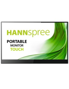 Hannspree HT161CGB Monitor PC 39,6 cm (15.6") 1920 x 1080 Pixel Full HD LED Touch screen Nero, Argento